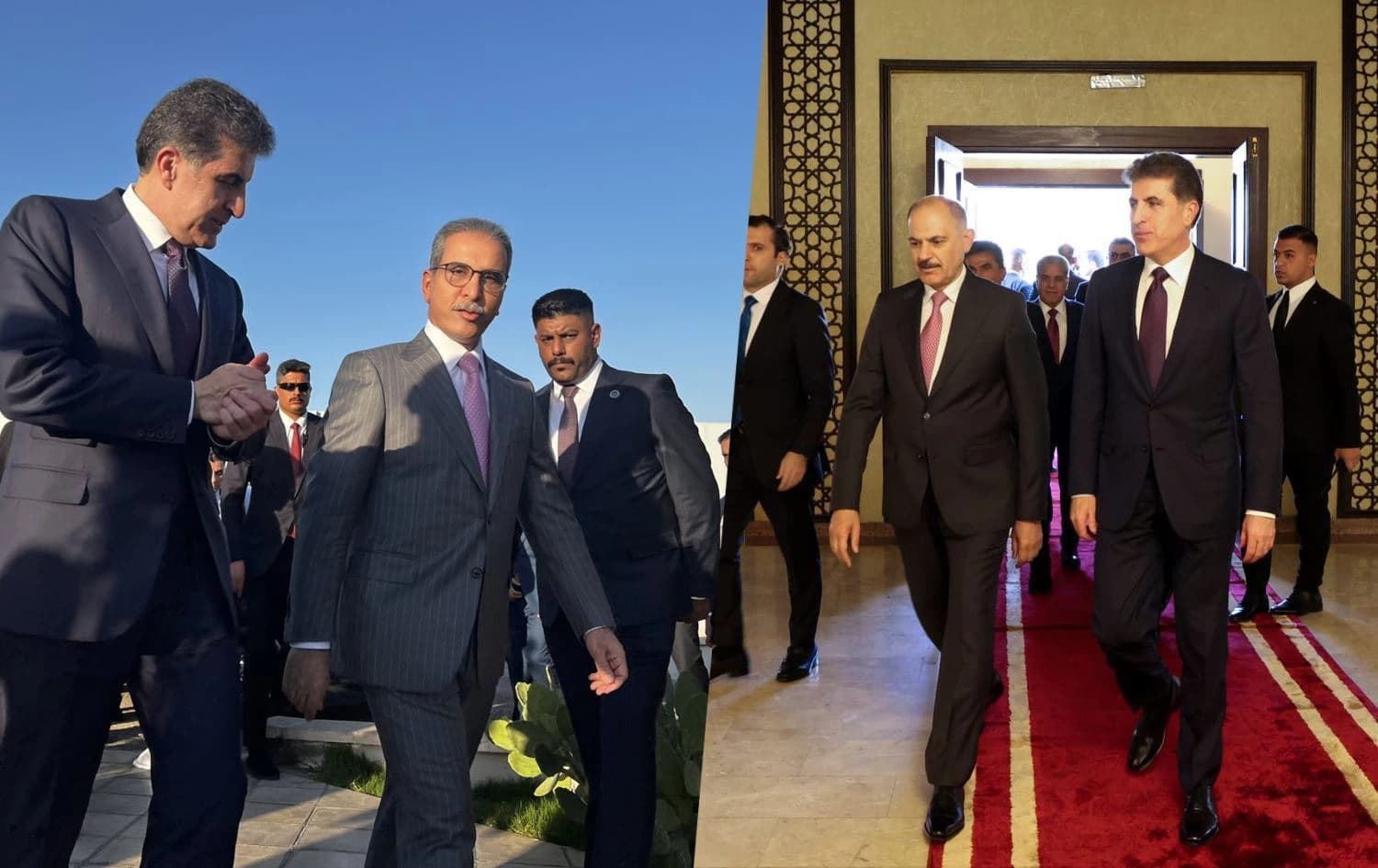 Neçirvan Barzani Irak Federal Mahkemesi ve Yüksek Yargı Konseyi başkanları ile görüştü