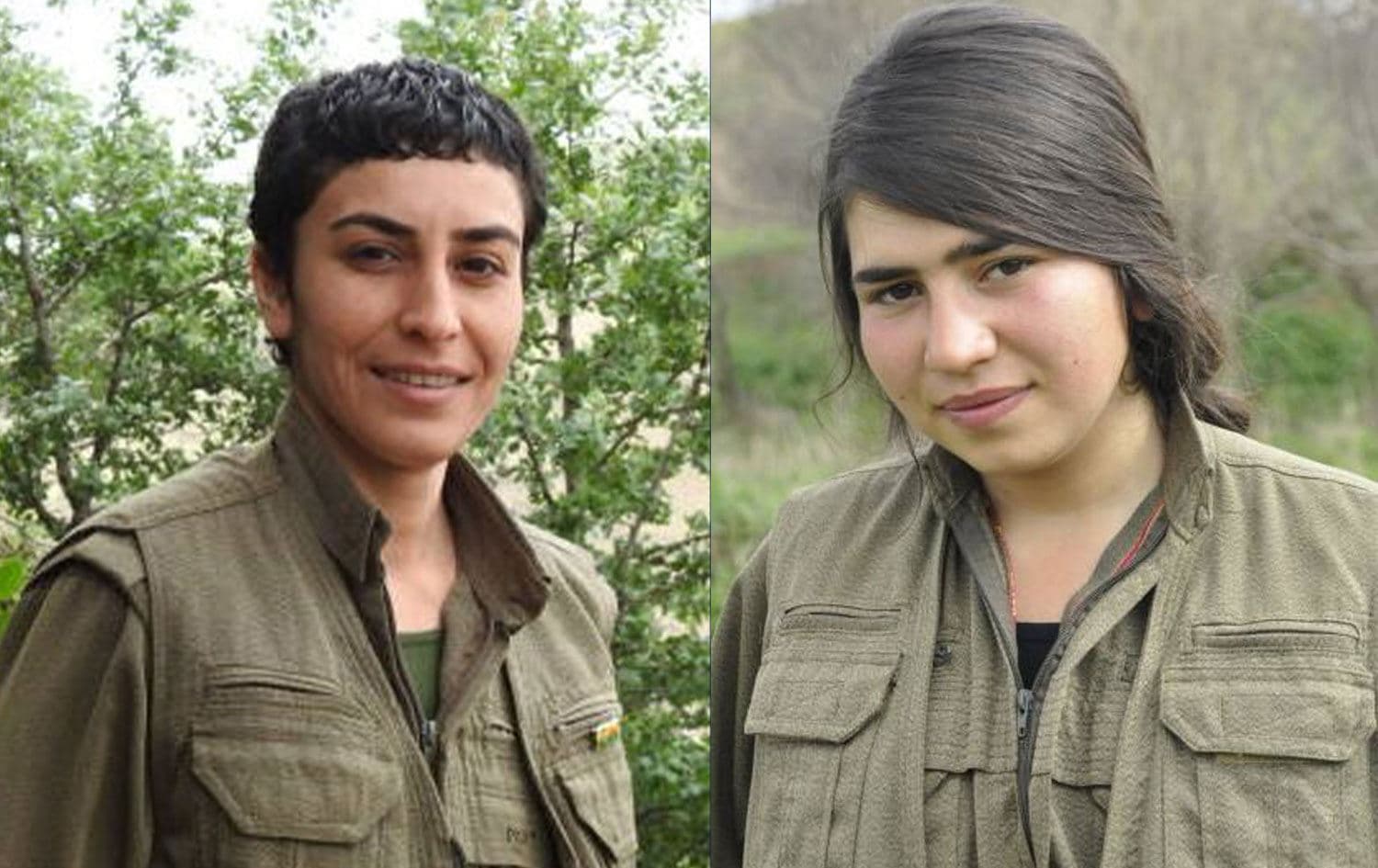 Nûjiyan Îsyan (li çepê) û Hatîce Kaya / Wêne: ANF