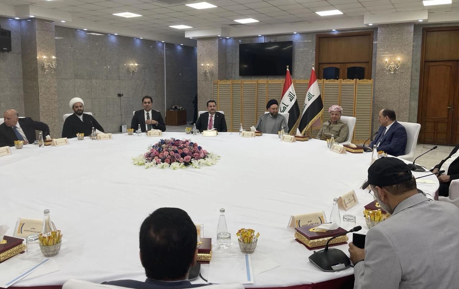 بەشداریی سەرۆک بارزانی لە کۆبوونەوەی چوارچێوەی هاوئاهەنگی
