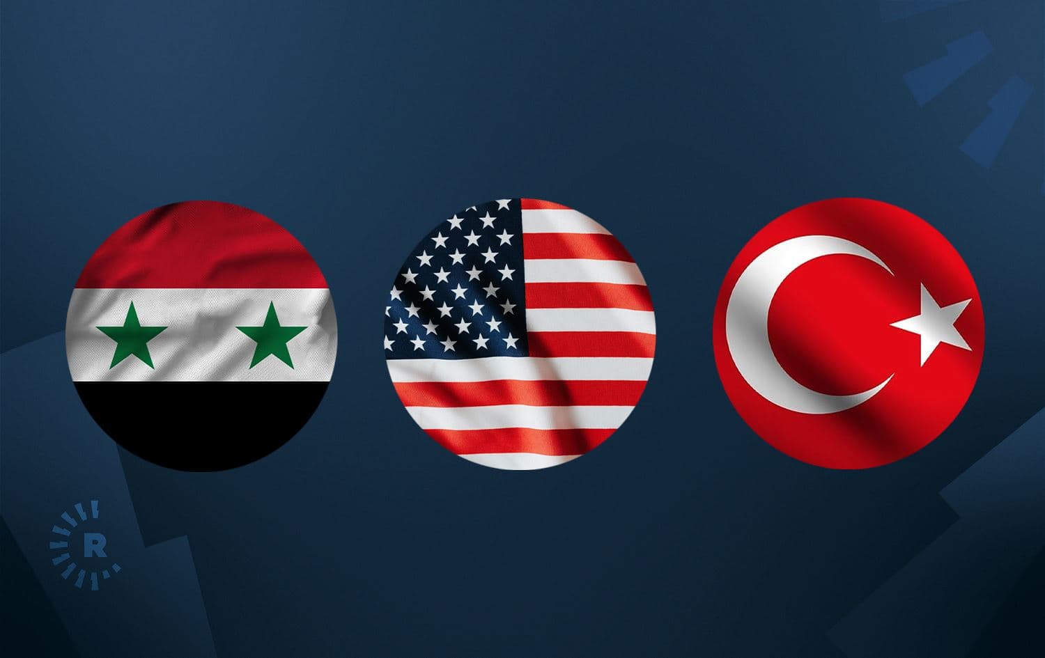 Amerîka: Em piştgiriya asayîkirina pêwendiyên Sûriye û Tirkiyeyê nakin / Wêne: Rûdaw Grafîk