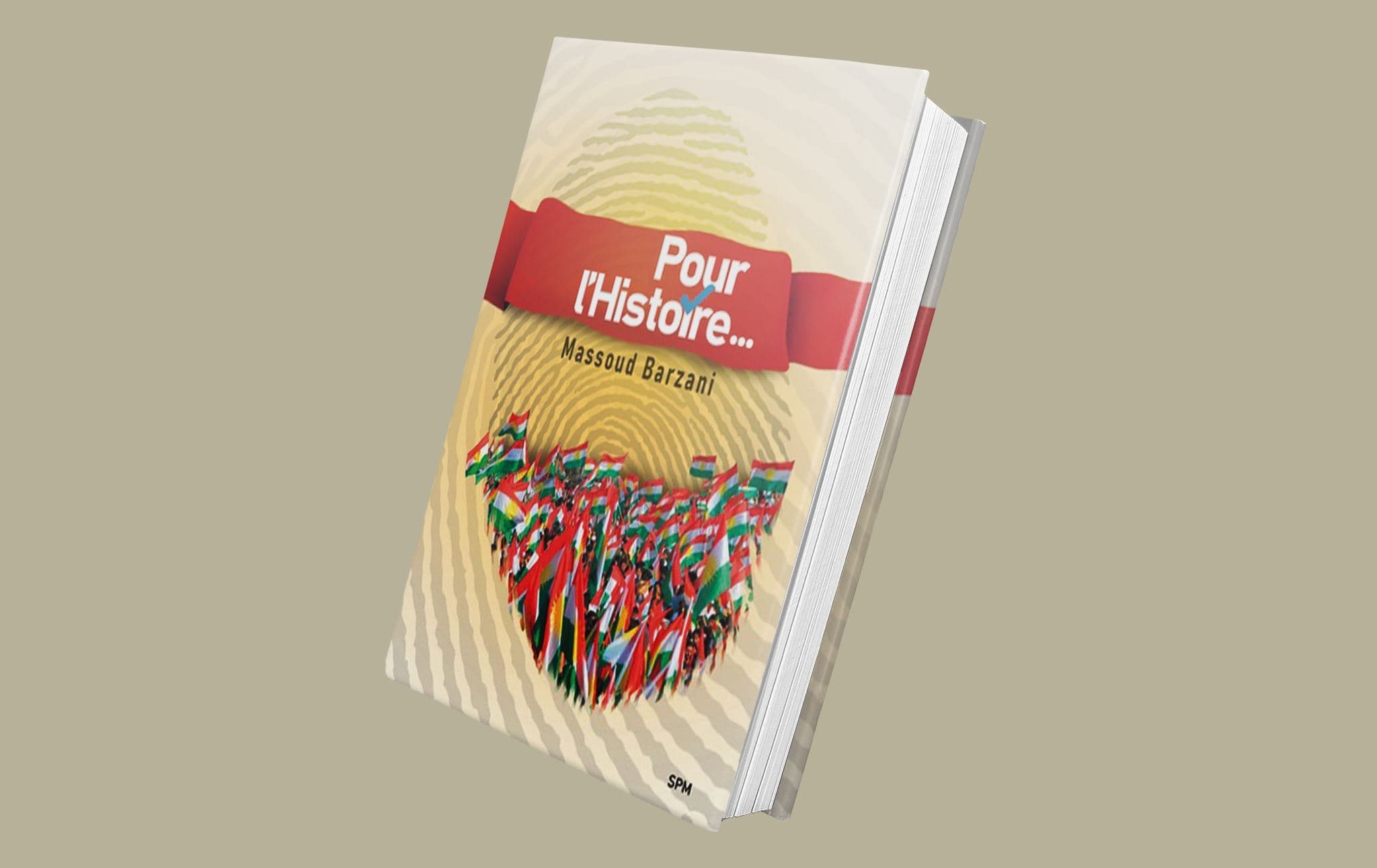 بەرگی کتێبەکە بە زمانی فەرەنسی
