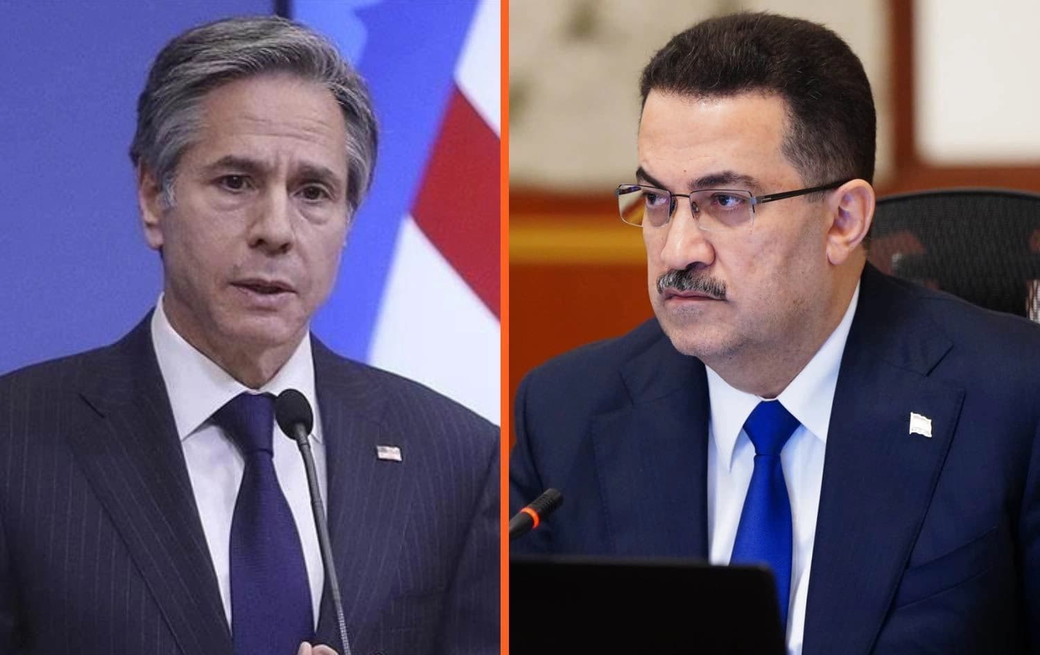 ABD Dışişleri Bakanı Antony Blinken & Irak Başbakanı Muhammed Şiya es-Sudani