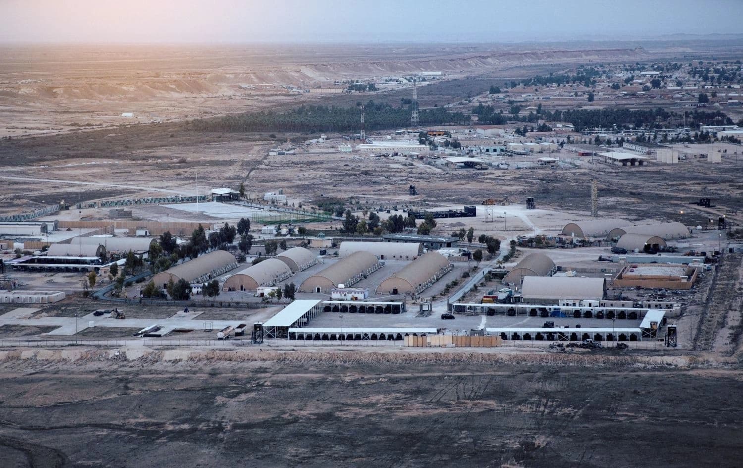 Baregeha Leşkerî ya Eyn Esedê ya li parêzgeha Enbarê ya Îraqê / Wêne: Arşîv