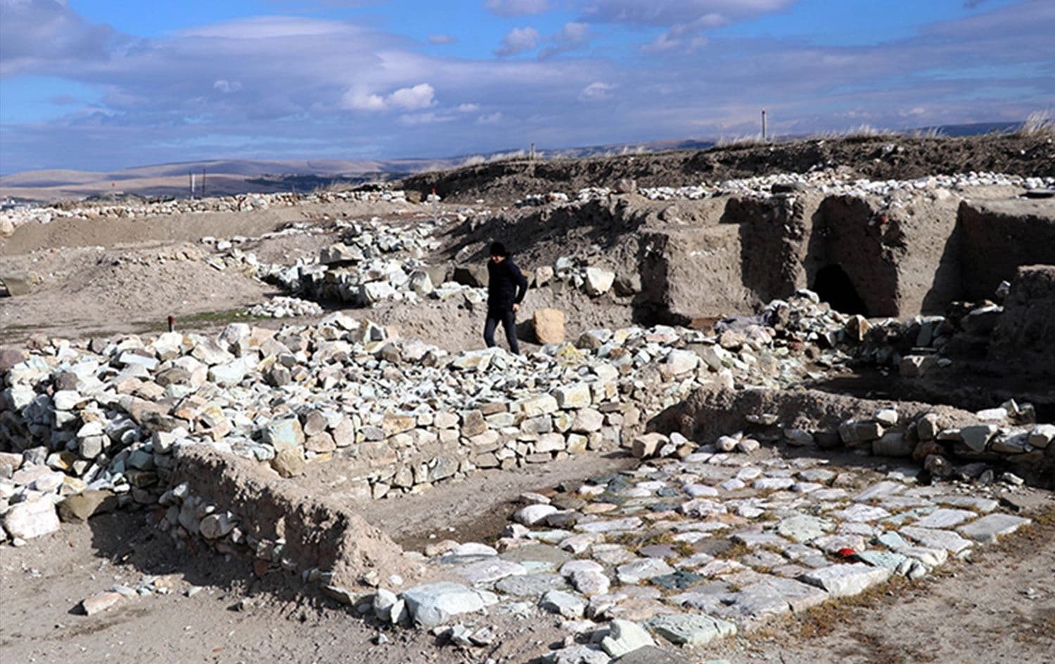 Oluz Höyük kazıl alanı Foto: Arşiv / AA