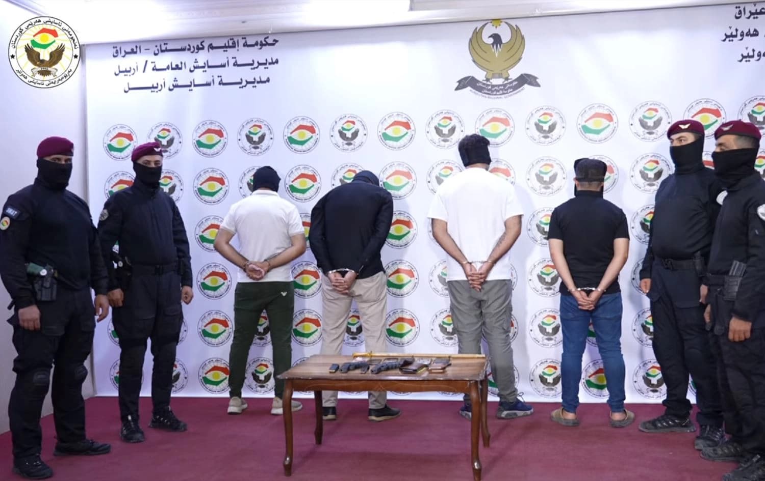 وێنەی تۆمەتبارەکان.