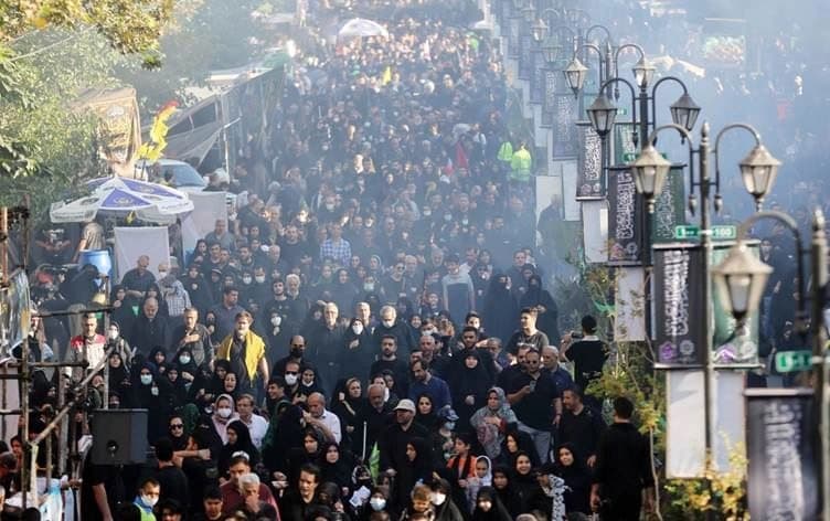 بەڕێوەچوونی رێوڕەسمی چلەی ئیمام حوسێن لە کەربەلا. وێنە: AA