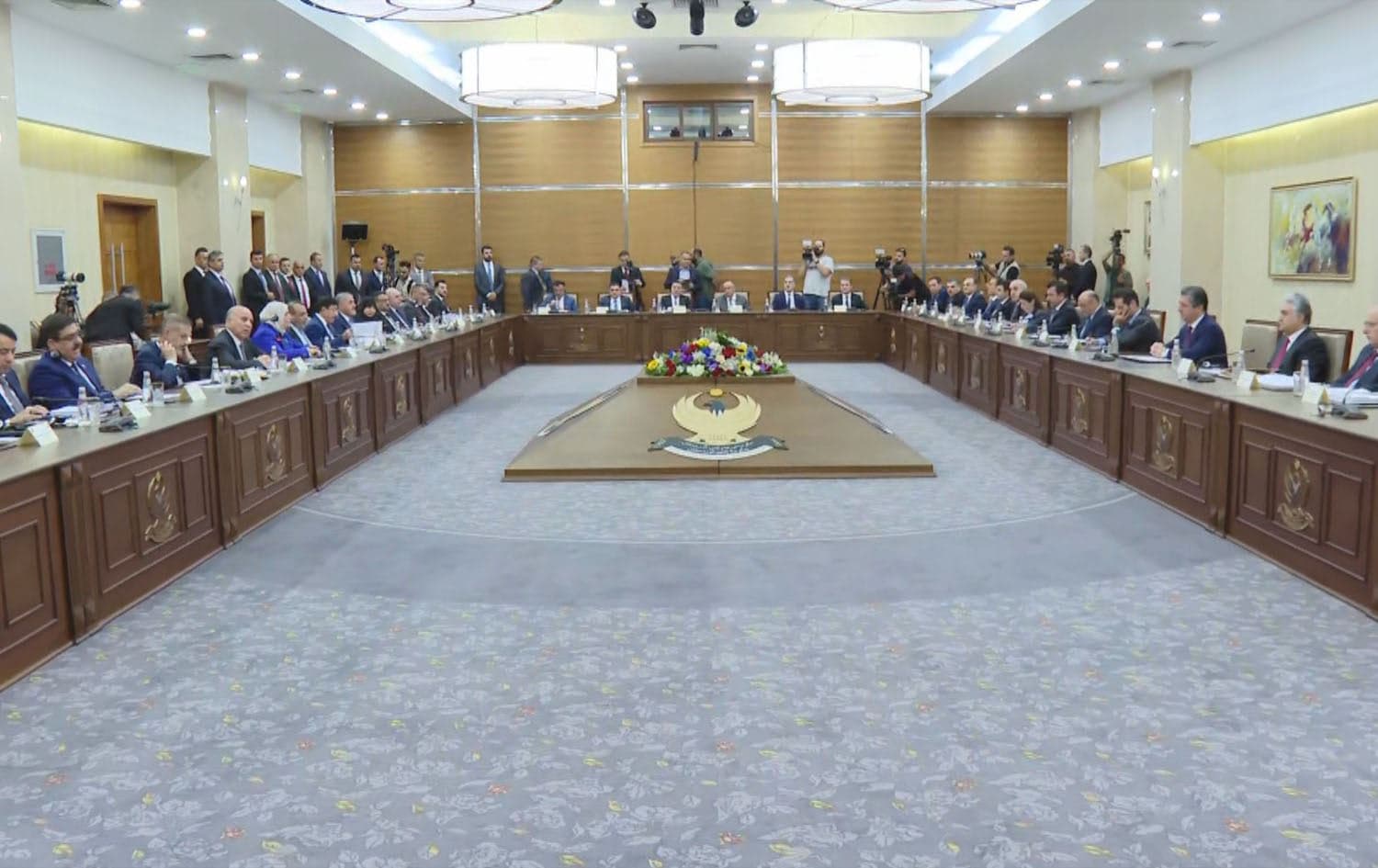 کۆبوونەوەی ئەنجوومەنی وەزیران بۆ کاروباری ئابووریی فیدراڵی لەگەڵ ئەنجوومەنی وەزیرانی هەرێمی کوردستان لە هەولێر