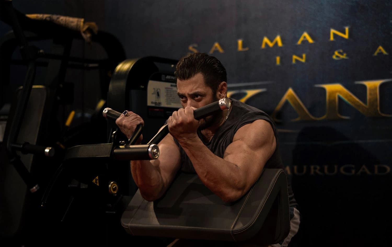 سەلمان خان لە کاتی راهێنان بۆ فیلمە نوێیەکەی