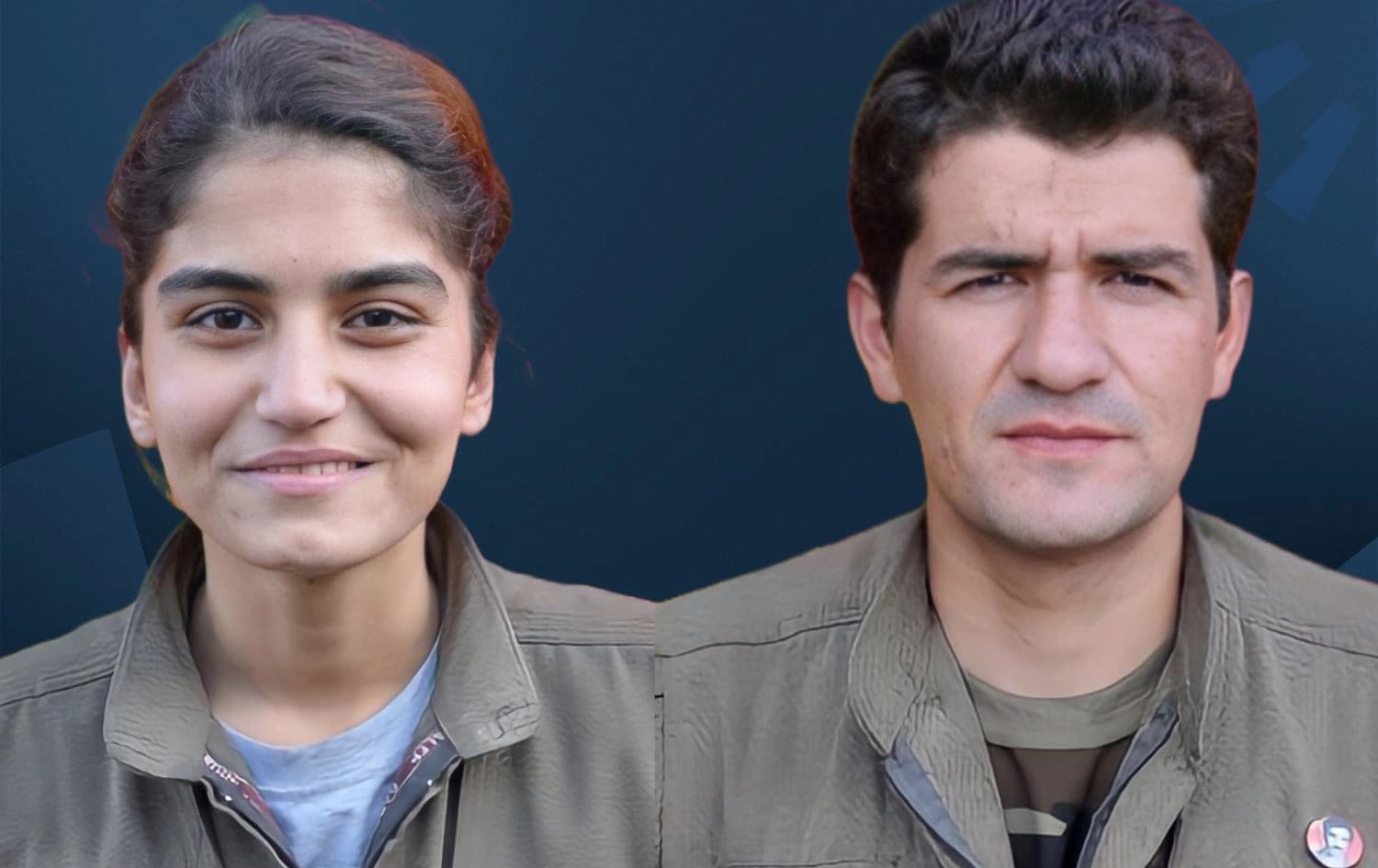 Nûda Êriş Andok û Şiyar Cûdî / Wêne: HPG-Rûdaw