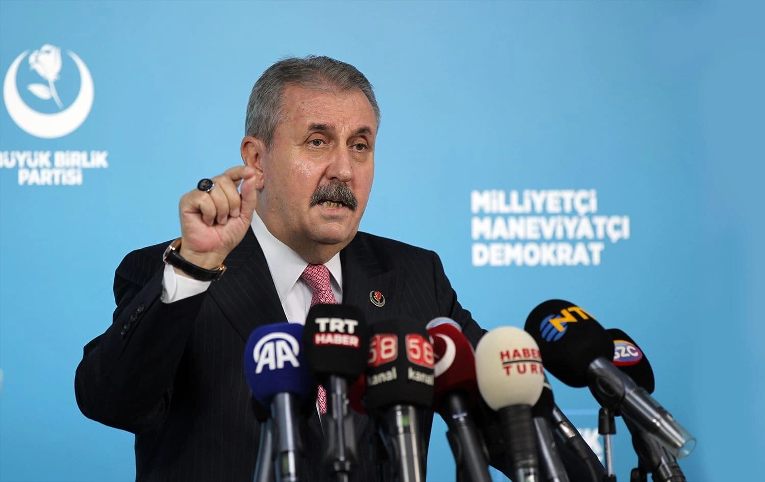 Foto: Büyük Birlik Partisi Genel Başkanı Mustafa Destici