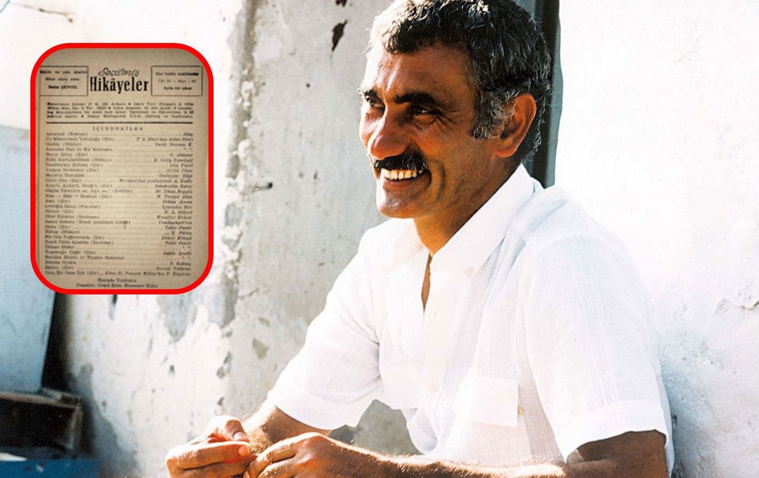 Yilmaz Guney û berga çîroka wî/Wêne: Kovara Çand, Huner û Wêjeyê ya Guneyê