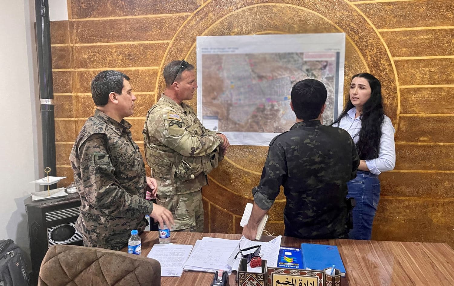 Hevdîtna Fermandarê CENTCOMê li gel Mezlûm Ebdî / Wêne: CENTCOM (9ê Îlona 2022yan)