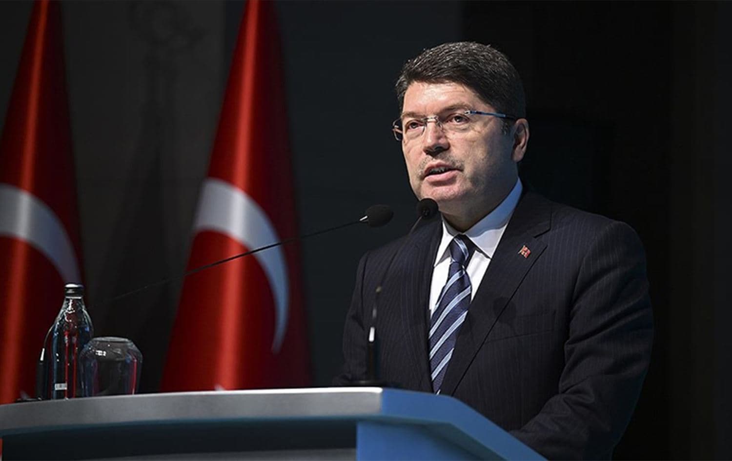 یەڵماز تونج، وەزیری دادی تورکیا. وێنە: Arif Hudaverdi Yaman- AA