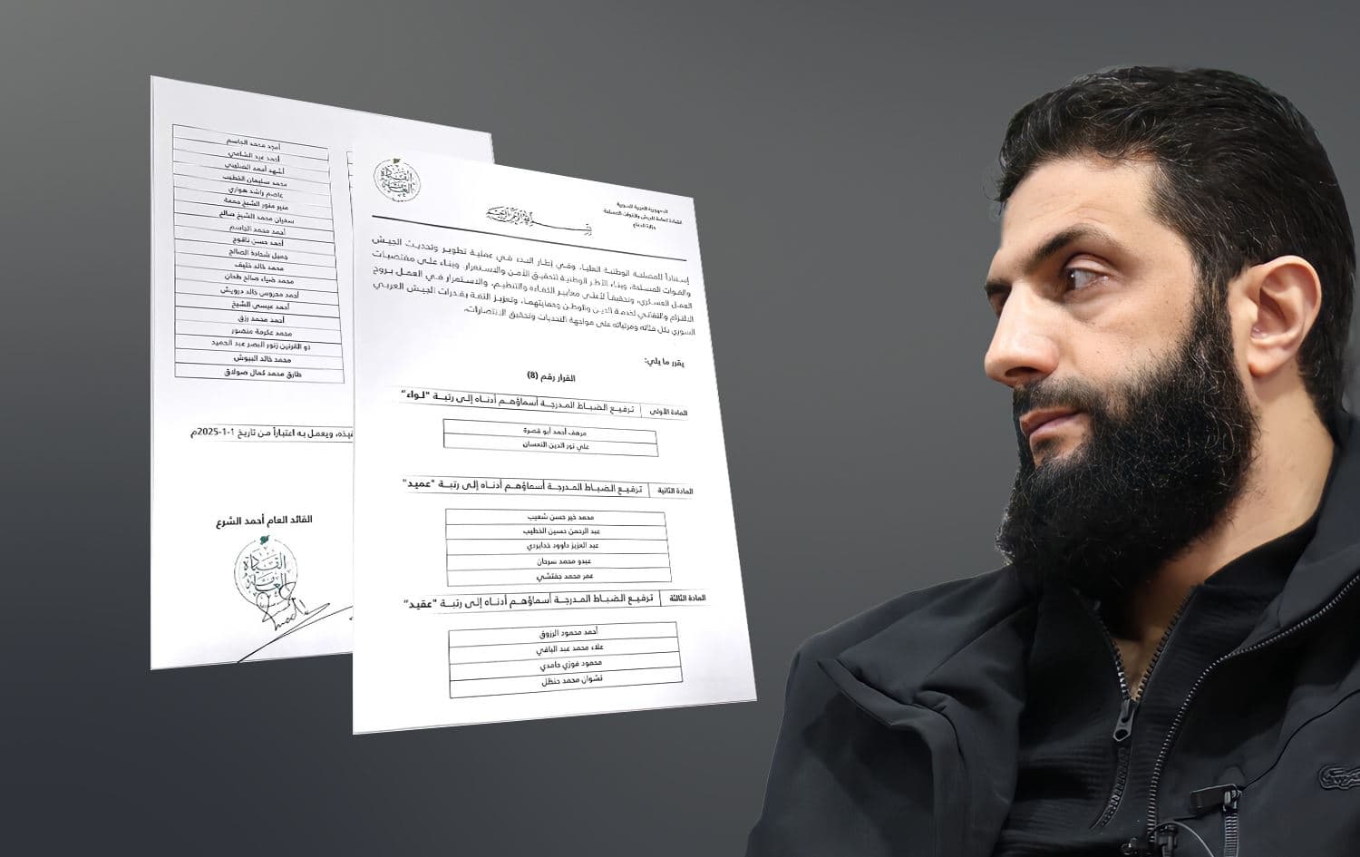 Ehmed Şer û belgeyên ku îmze kirine\ Wêne: Rûdaw Grafîk