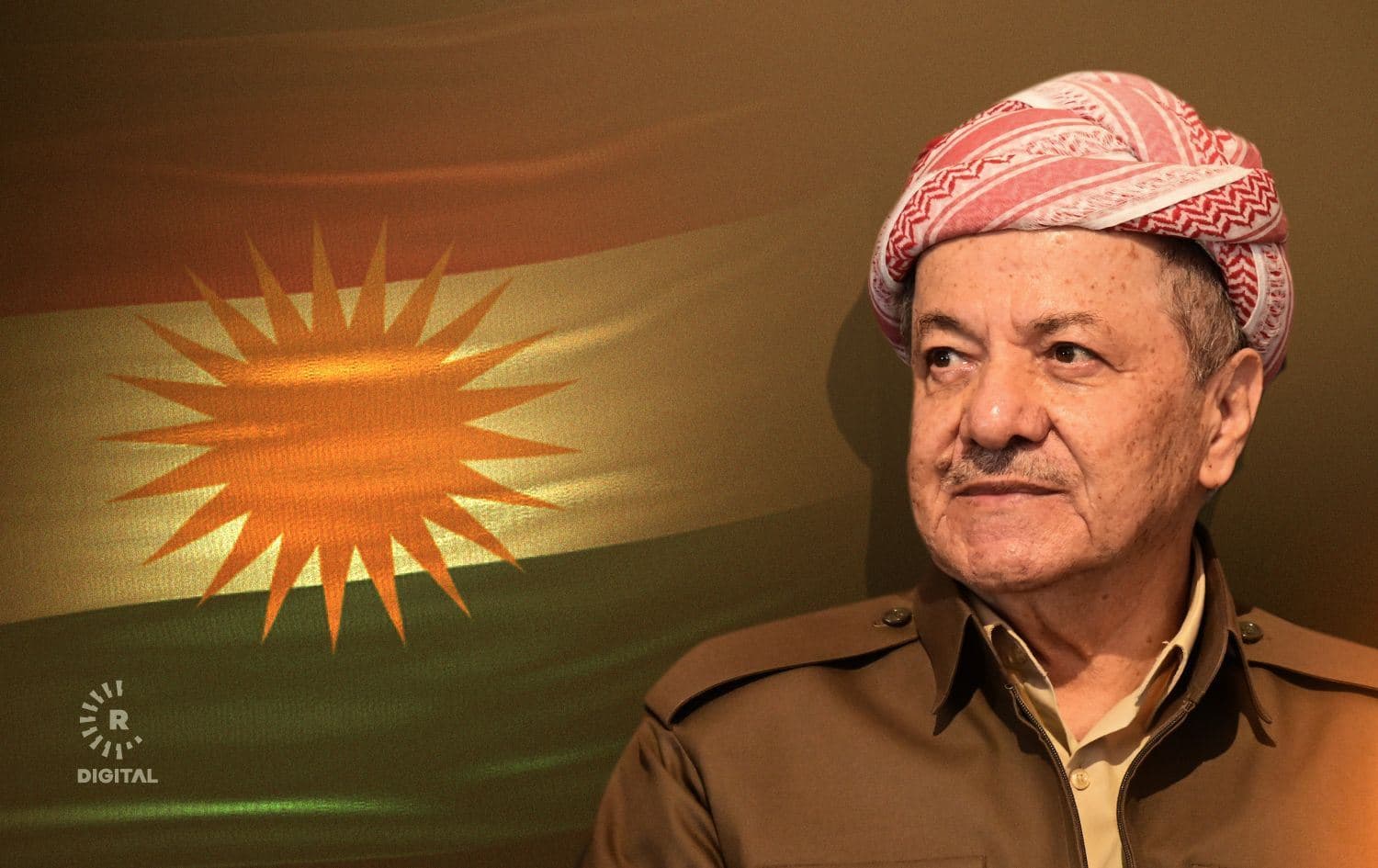 Serok Mesûd Barzanî / Wêne: Rûdaw Grafîk