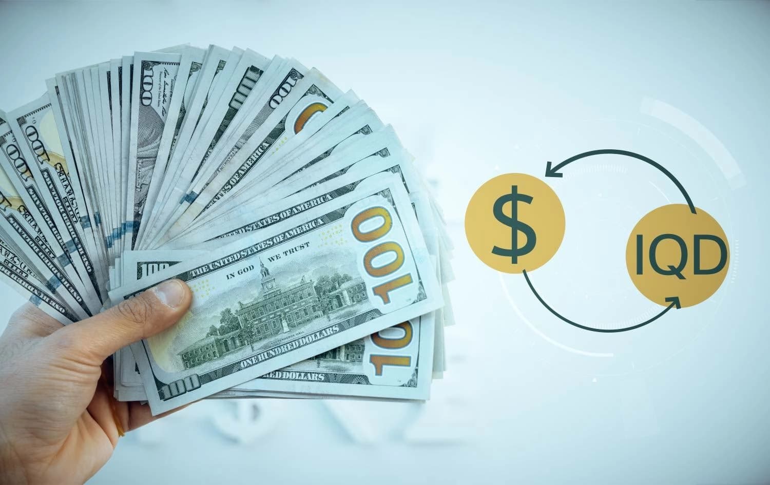 100 دۆلار بە 147 هەزار و 600 دینار دەفرۆشرێت