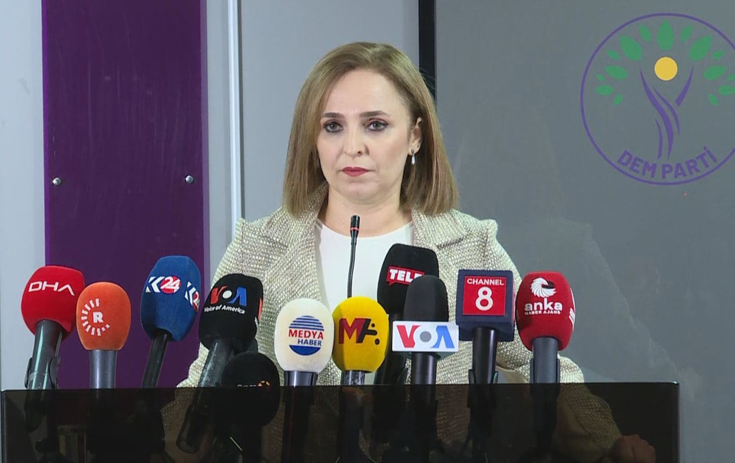 ئایشەگوڵ دۆغان، گوتەبێژی دەم پارتی.