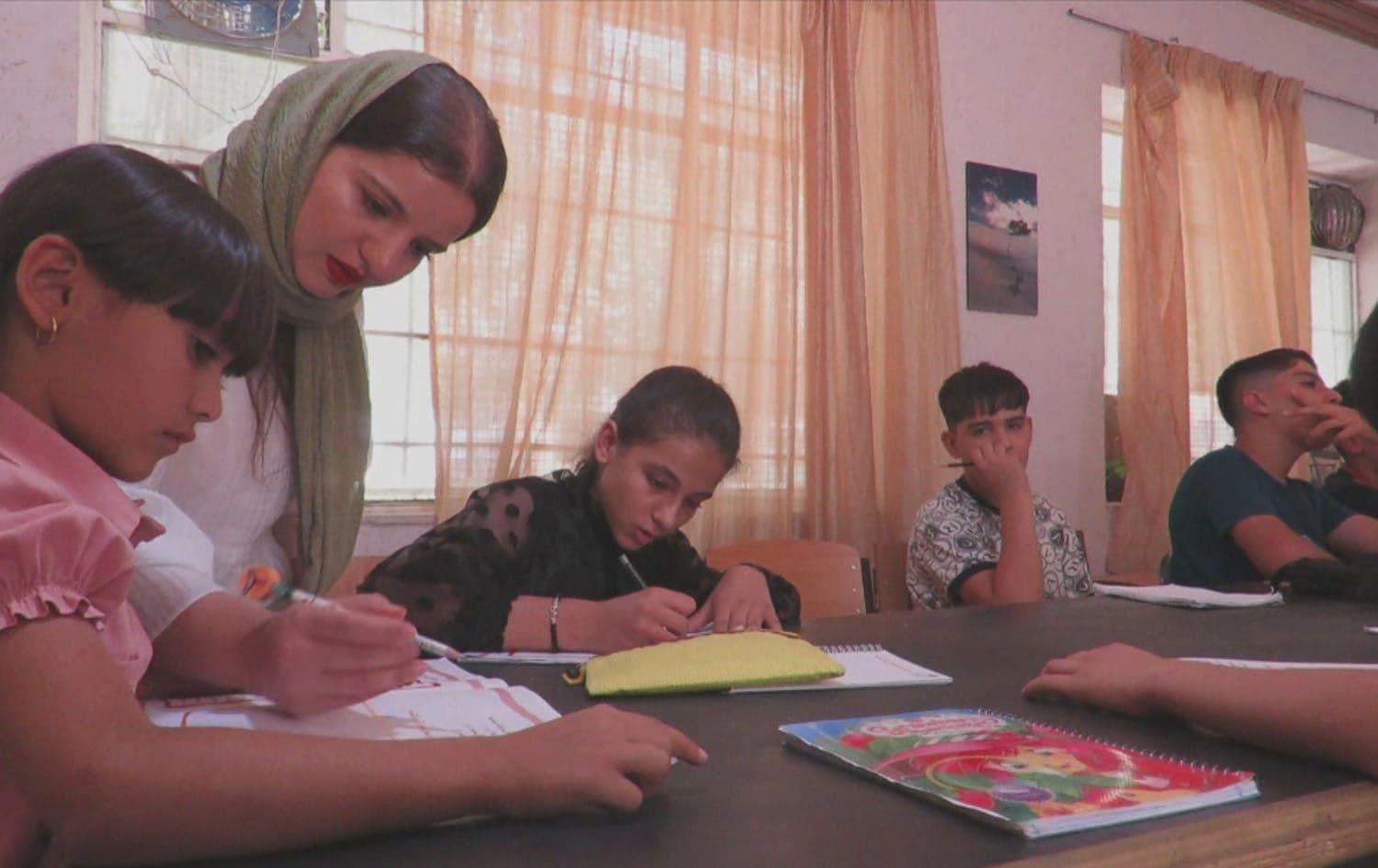 پۆلێکی خوێندن لە رۆژهەڵاتی کوردستان. وێنە: ئەرشیڤ