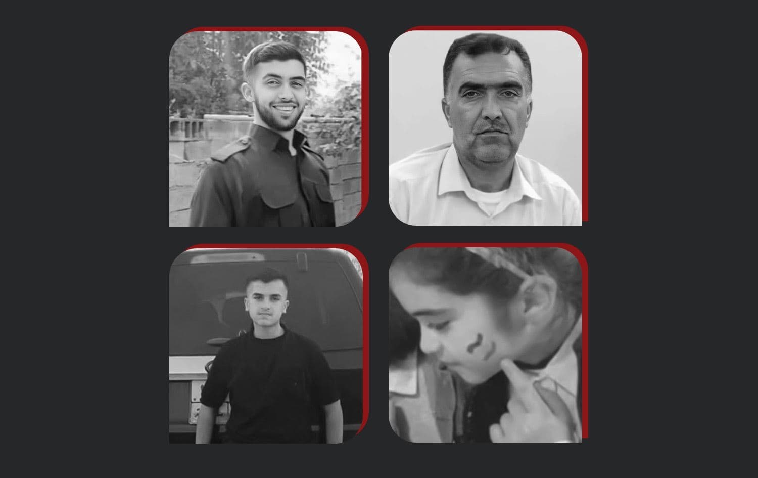 Olayda hayatını kaybedenler. / Foto: Rûdaw