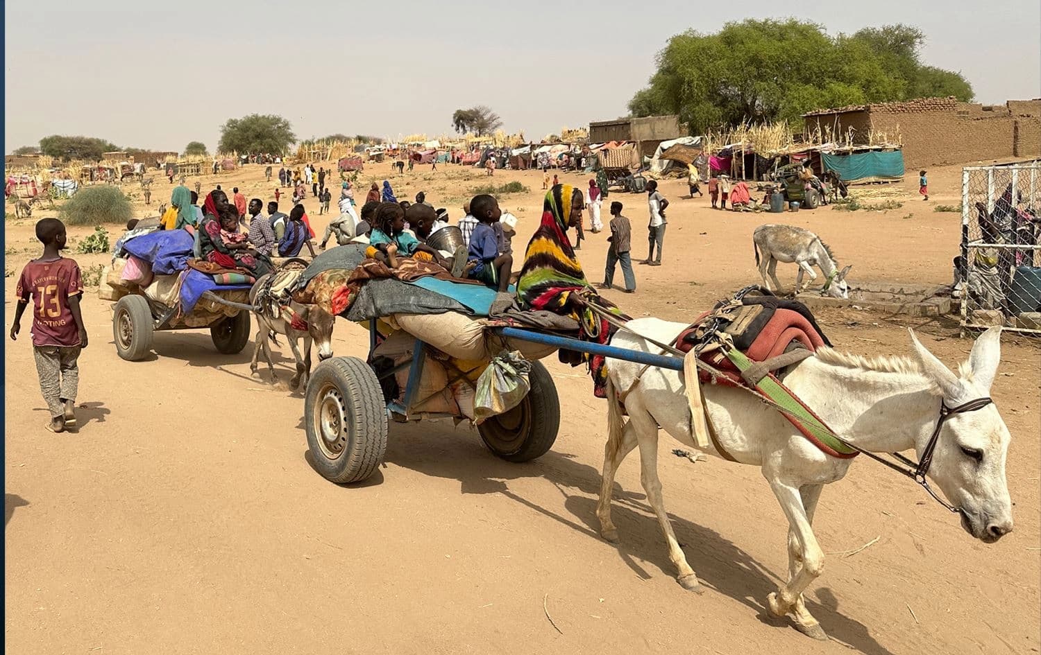 ئاوارەبوونی خەڵکی سوودان. وێنە: AFP