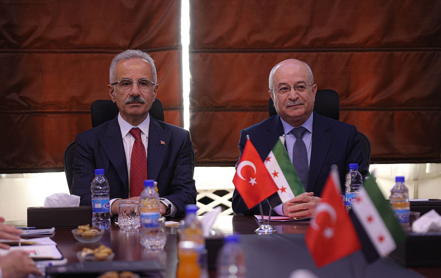 Wezîrê Veguhestin û Jêrxaneyê yê Tirkiyeyê Abdulkadir Uraloglu li Şamê ye / Wêne: AA