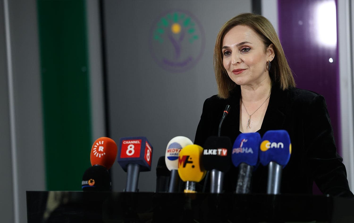 DEM Parti Sözcüsü Ayşegül Doğan / Foto: Rûdaw