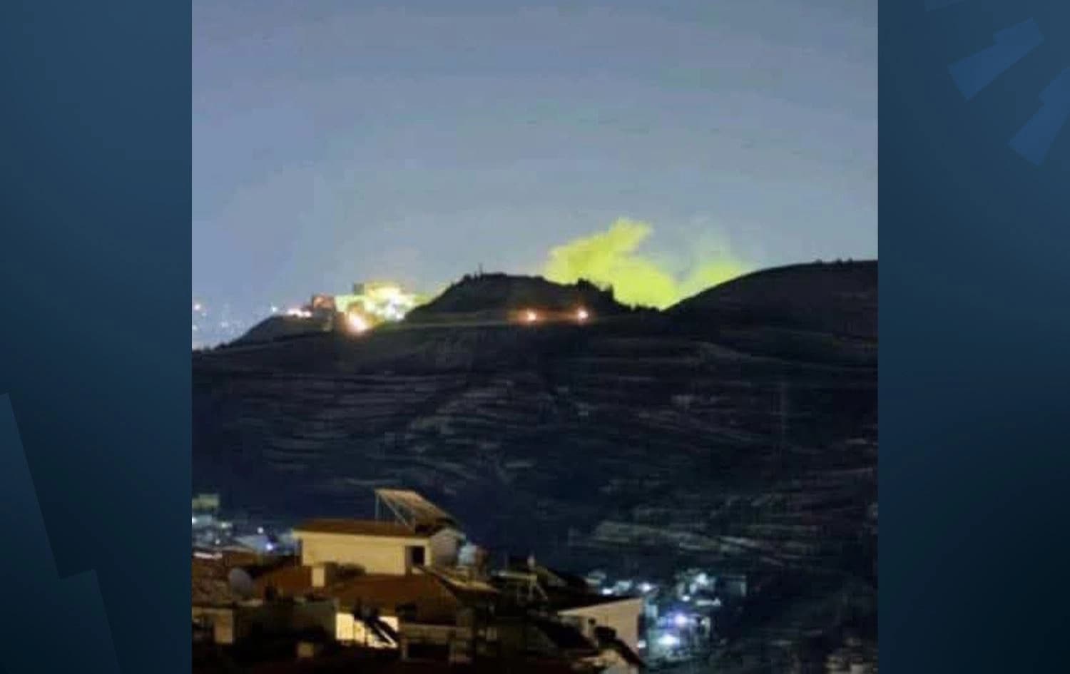 Dîmenê dema êrişa Îsraîlê\ Wêne: Torên civakî