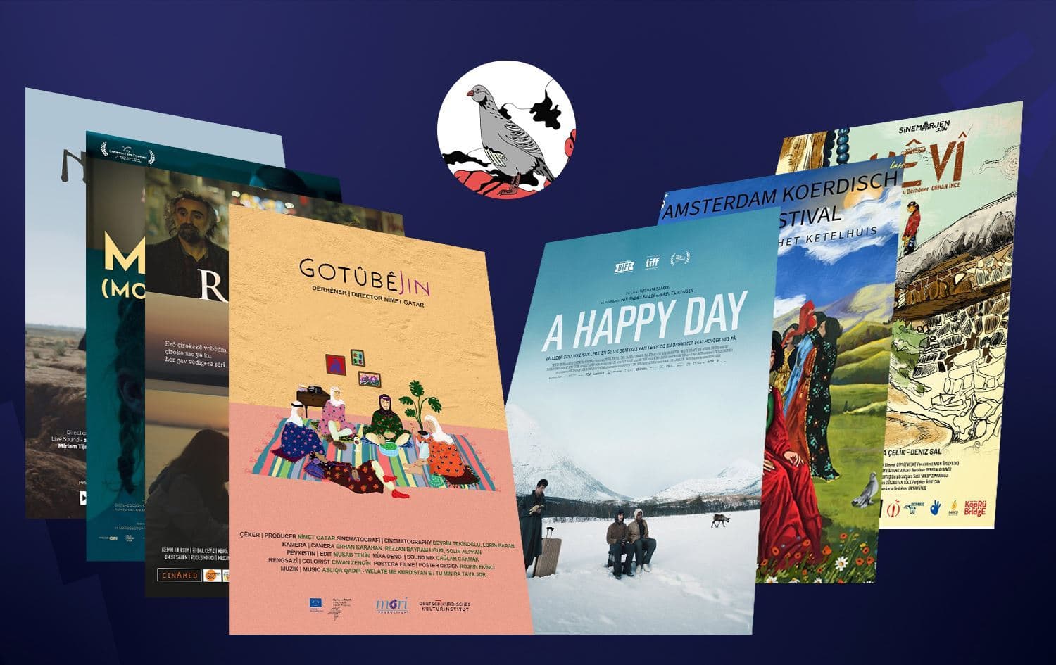 Hinek afîşên fîlman / Wêne: Rûdaw Grafîk