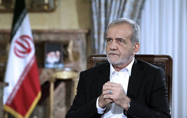 مەسعود پزیشکیان، سەرۆککۆماری ئێران.