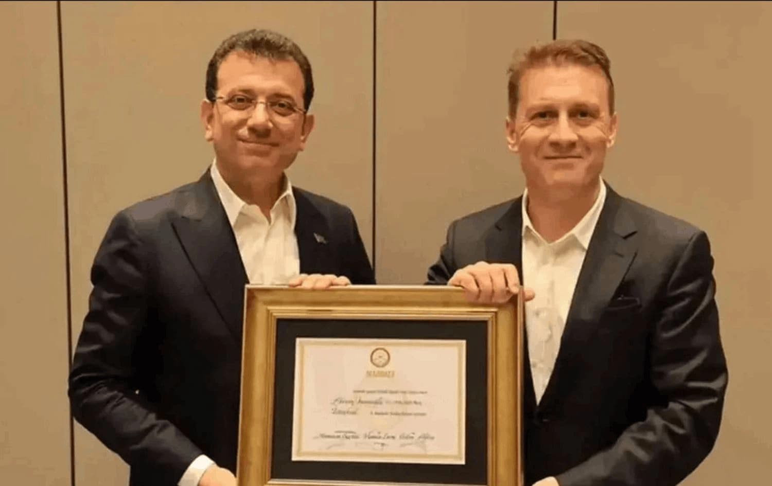 Ekrem İmamoğlu ve Ertan Yıldız