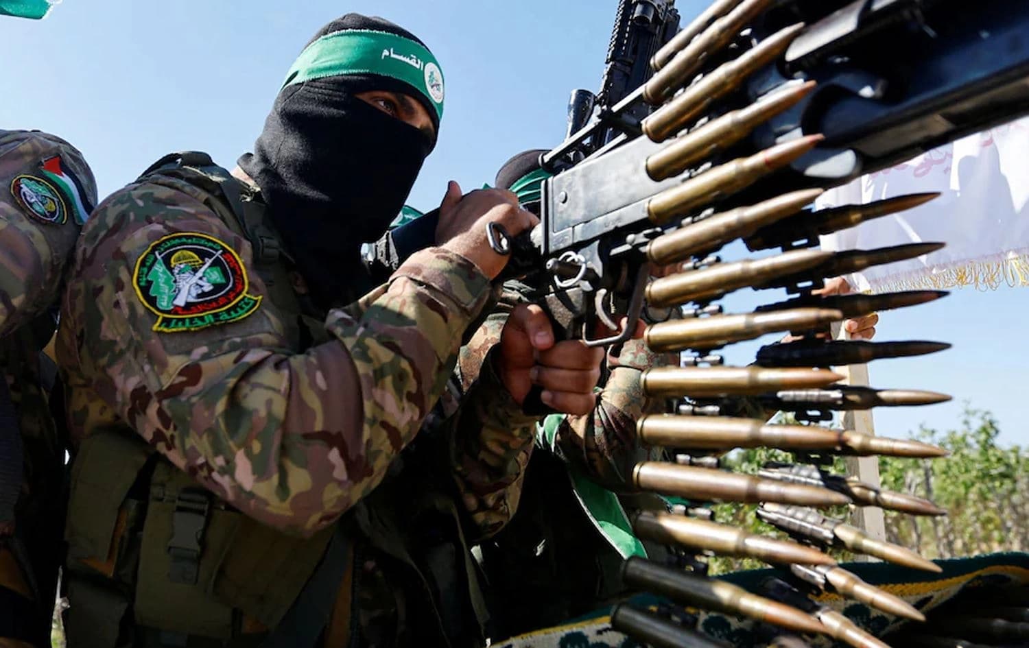 چەکدارێکی بزووتنەوەی حەماس. وێنە: Reuters