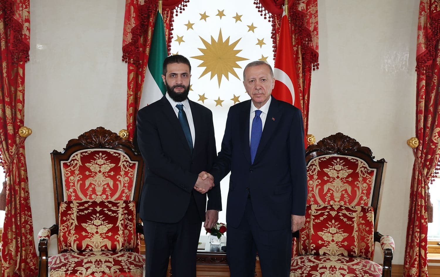 Ehmed Şer û Recep Tayyîp Erdogan\ Wêne:AA