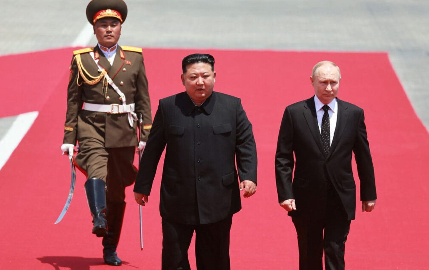 Kuzey Kore lideri Kim Jong Un, Rusya Devlet Başkanı Vladimir Putin ile / Foto: Reuters