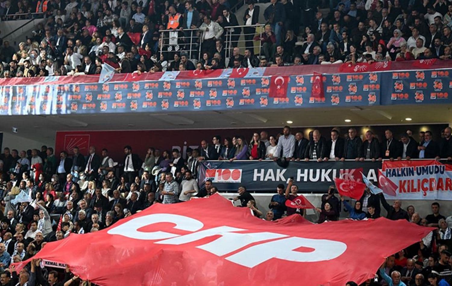CHP'nin 38. Olağan Kurultayı'ndan bir kare. / Foto: AA / Arşiv