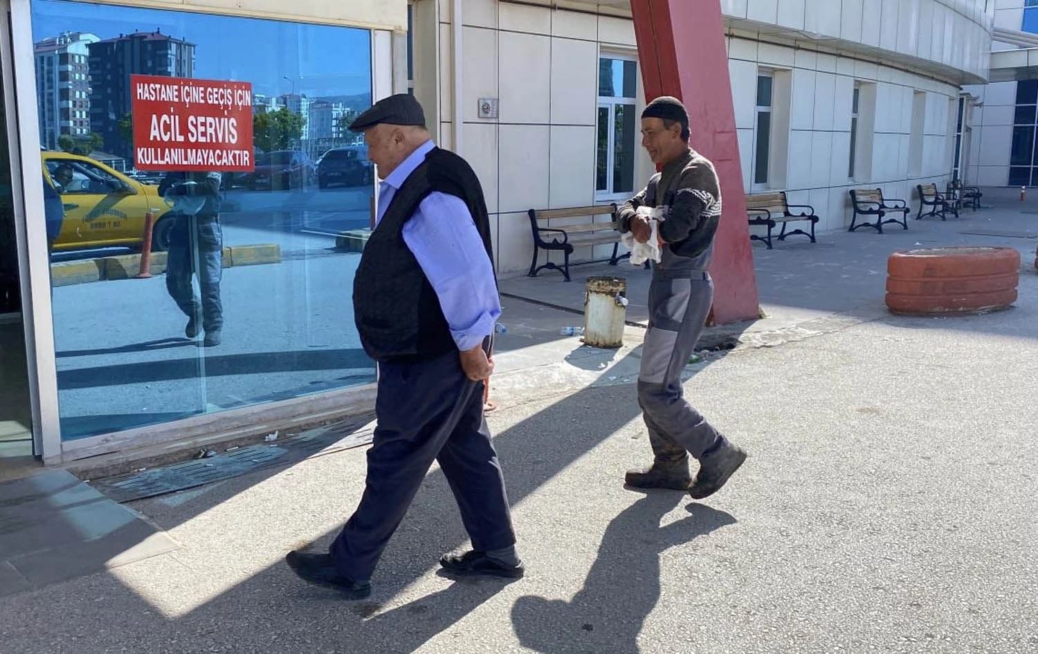 بریندارێک لە نەخۆشخانەیەکی تورکیا