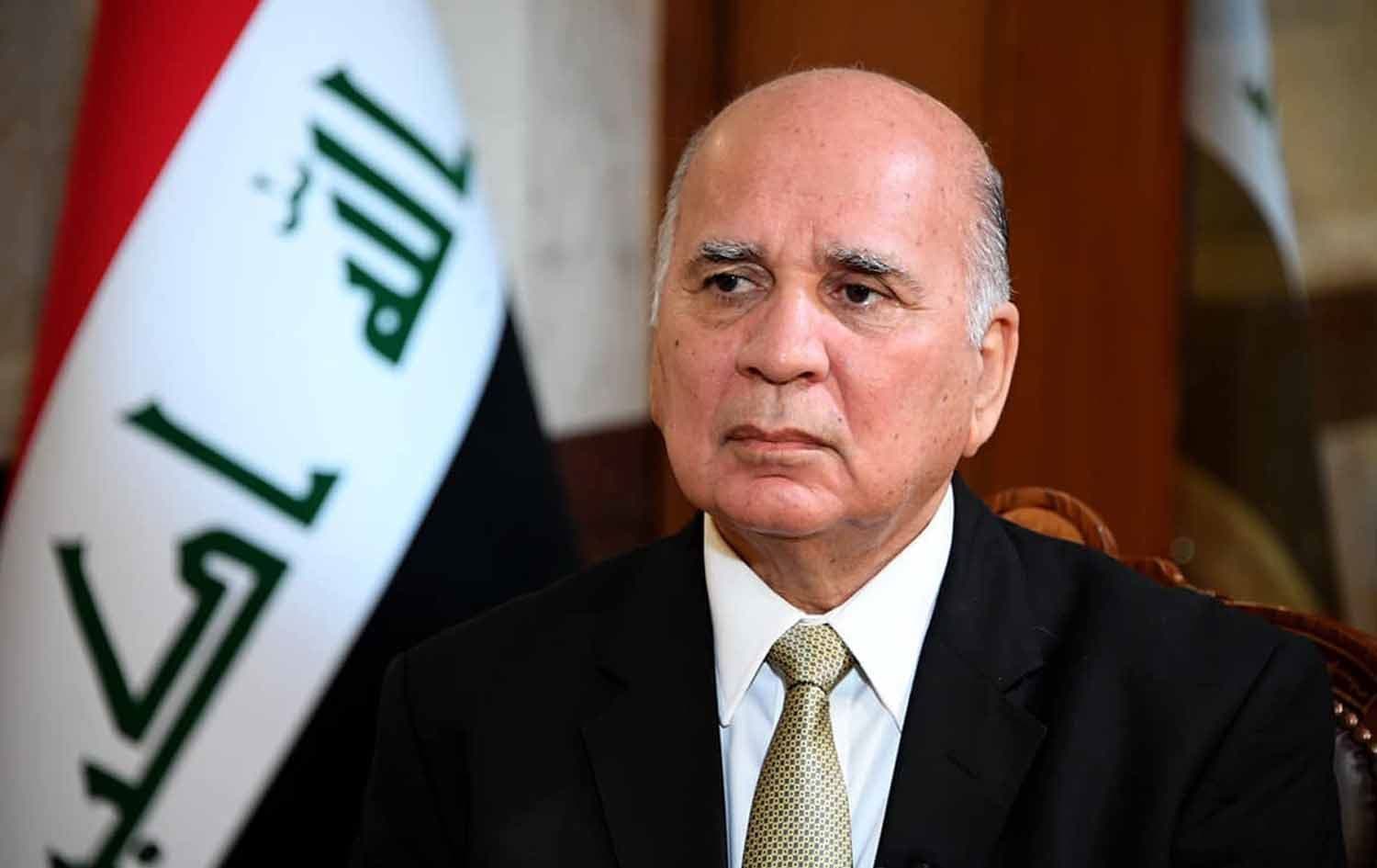 فوئاد حوسێن، وەزیری دەرەوەی عێراق.