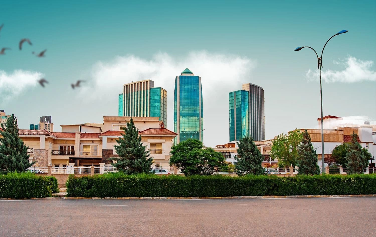 دیمەنێکی شاری هەولێر