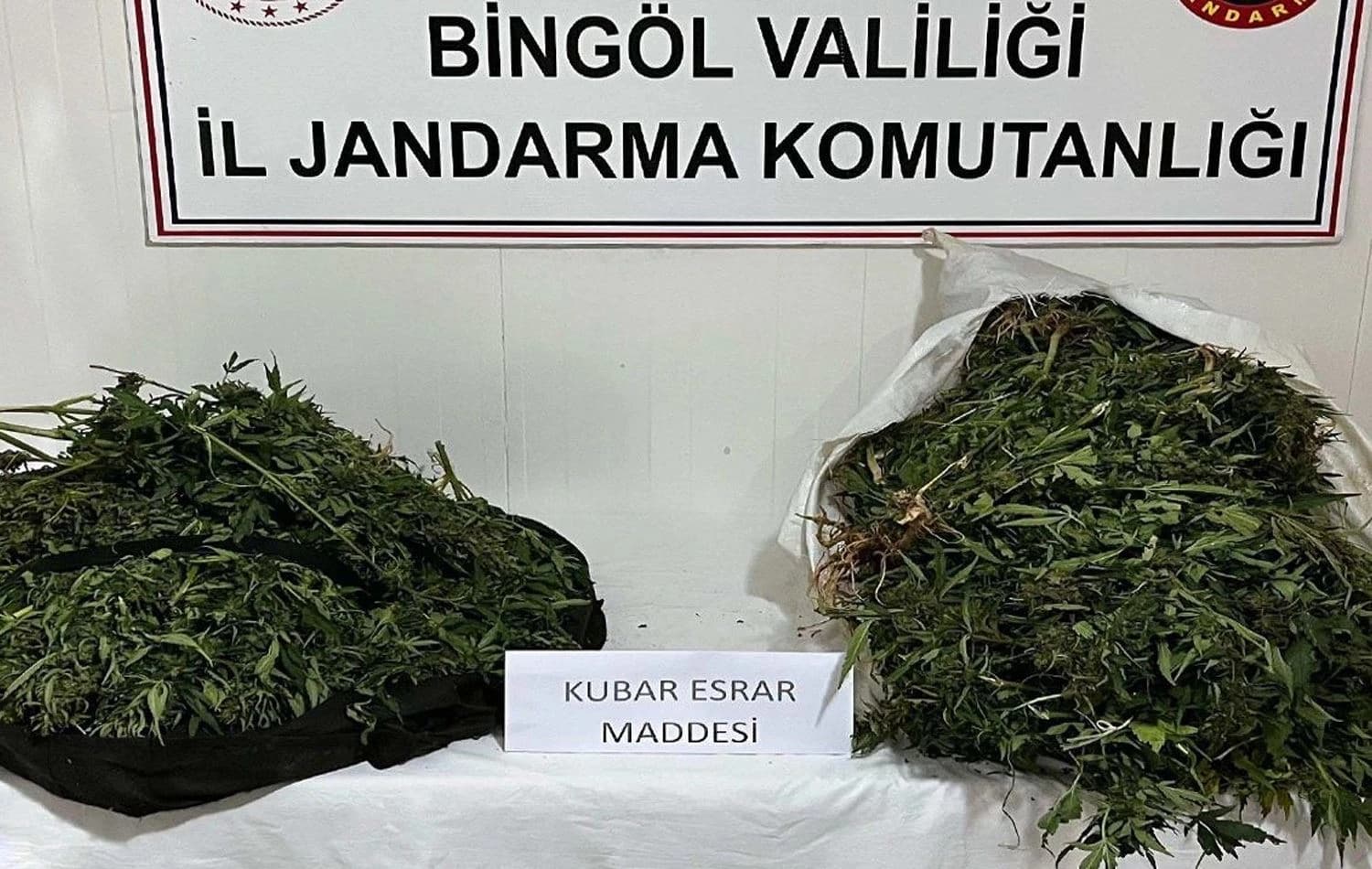 Foto: Bingöl'de 17 kilo 936 gram esrar ele geçirildi