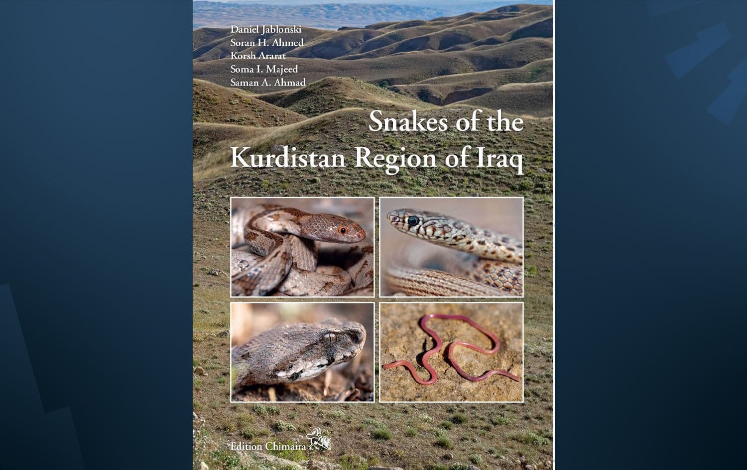 Kürdistan Bölgesi’ndeki yılan türlerine dair bilimsel bir kitap Almanya’da yayımlandı.