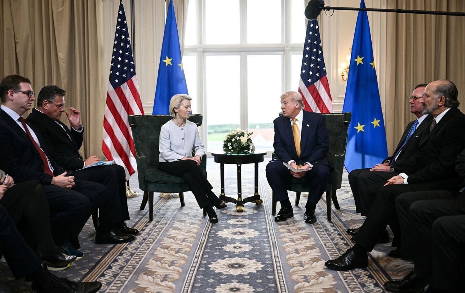 Foto: Komisyonu Başkanı Ursula von der Leyen ile ABD Başkanı Donald Trump