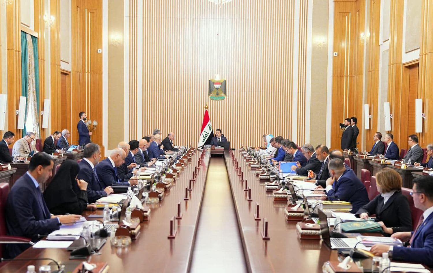 کۆبوونەوەیەکی ئەنجوومەنی وەزیرانی عێراق.