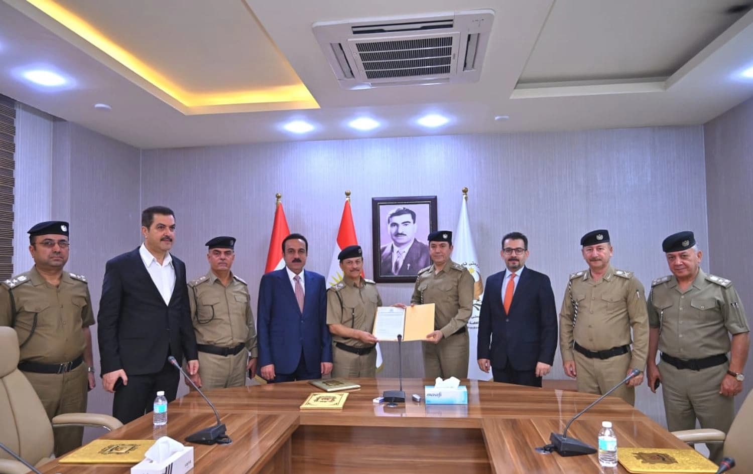 رێوڕەسمی دەستبەکاربوونی بەڕێوەبەری پۆلیسی نوێی هەولێر