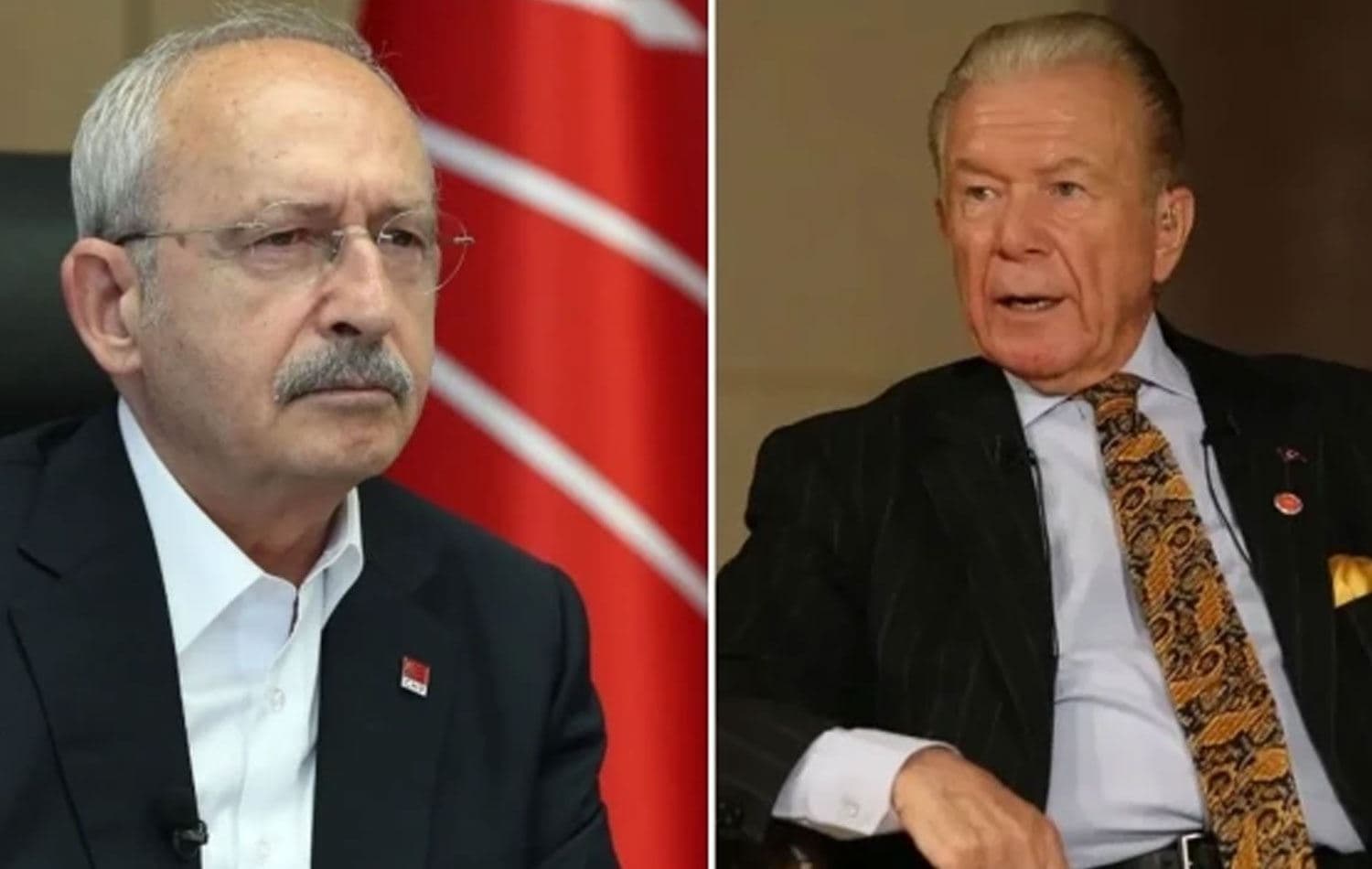 Kemal Kılıçdaroğlu (solda) ve Uğur Dündar