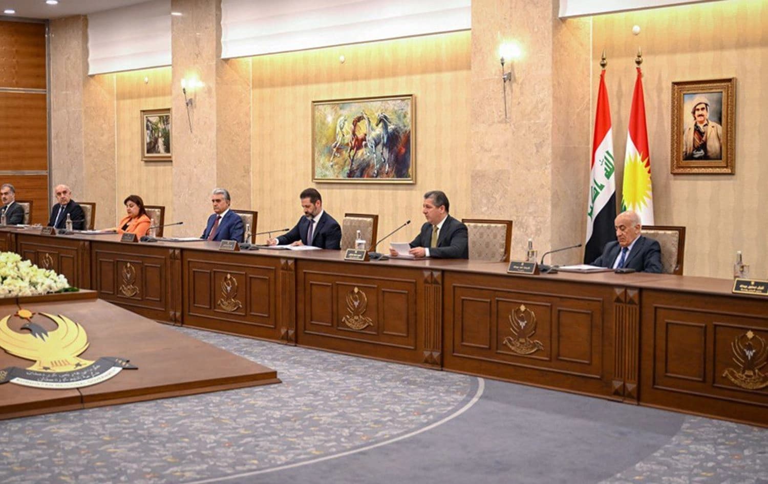 قوباد تاڵەبانی، لە کۆبوونەوەی ئەمڕۆی ئەنجوومەنی وەزیران قسەکانی کرد.