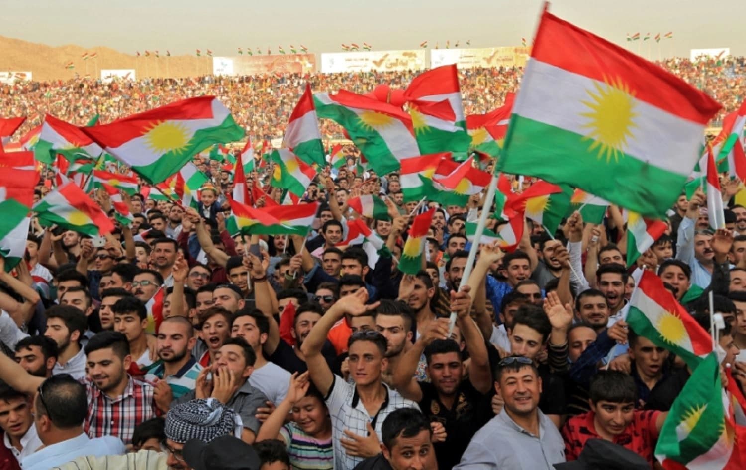 Mitînga ji bo piştgiriya referanduma serxwebûna Kurdistanê / Wêne: Arşîv