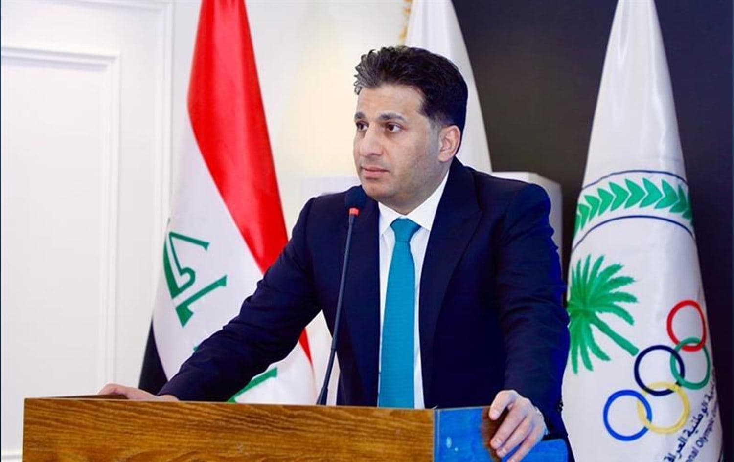 عەقیل موفتن، سەرۆکی کۆمیتەی نیشتمانیی ئۆڵۆمپیی عێراق