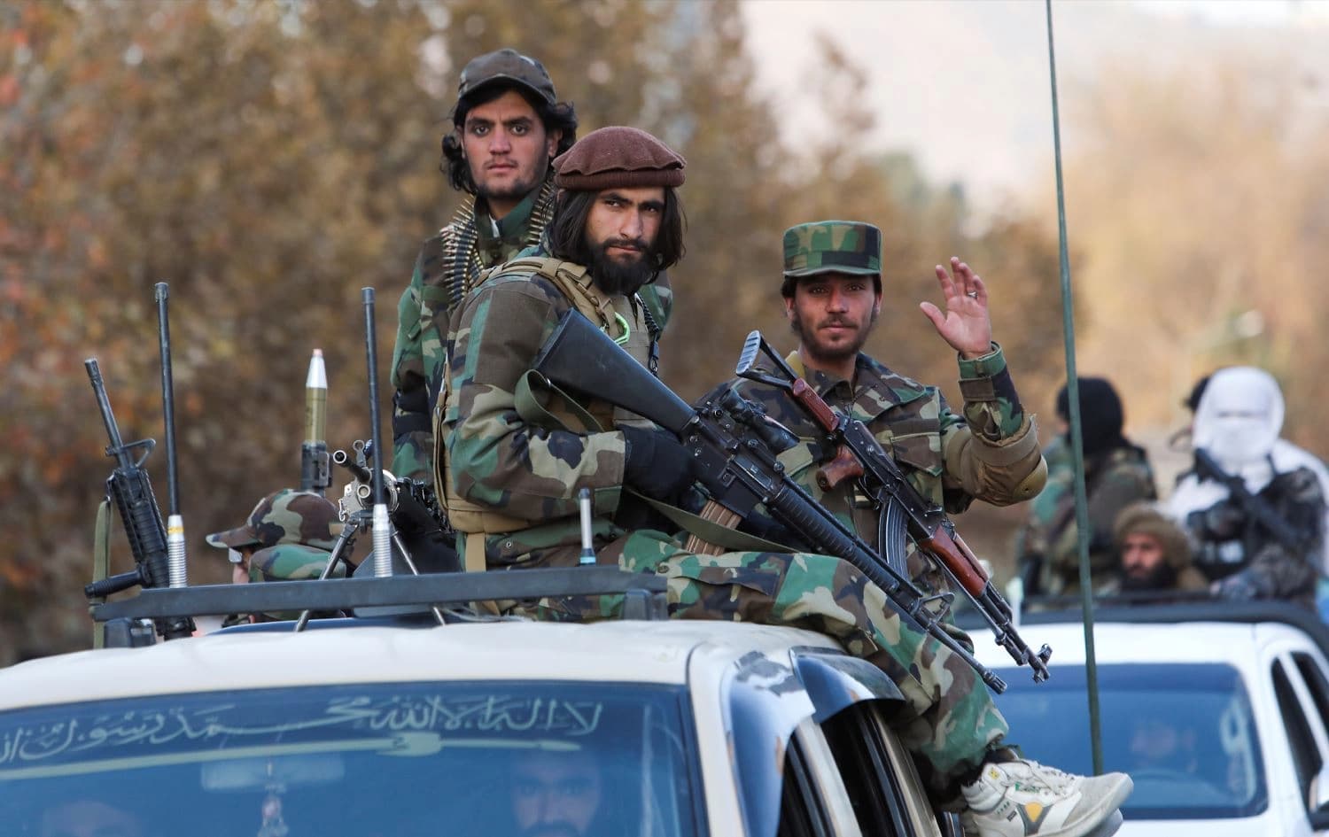چەند سەربازێکی تاڵیبان. وێنە: Reuters