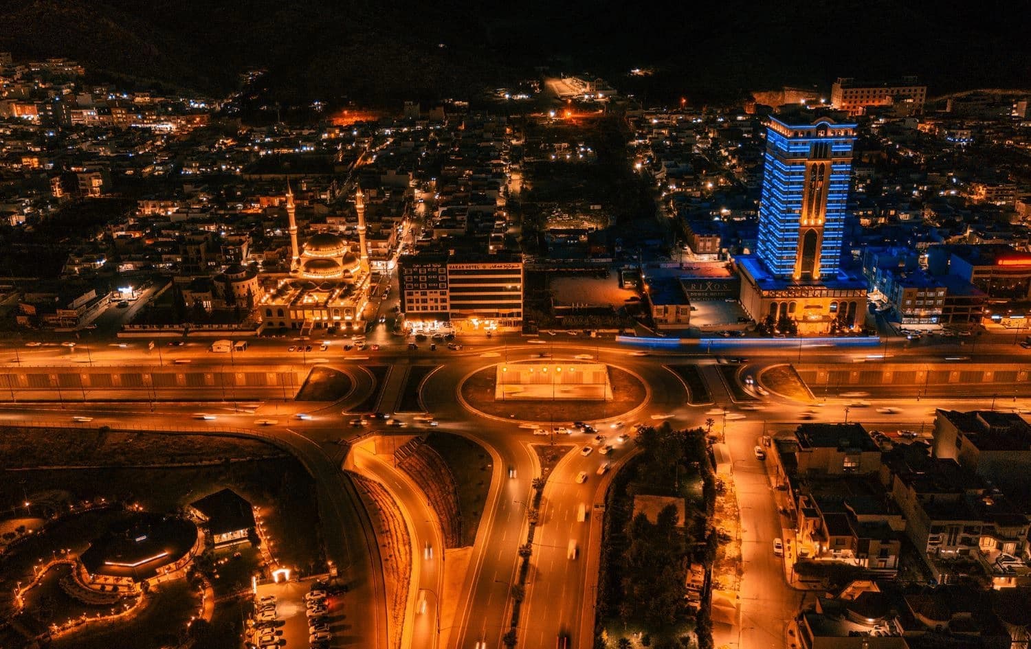 دیمەنی یەکێک لە شەقامەکانی دهۆک