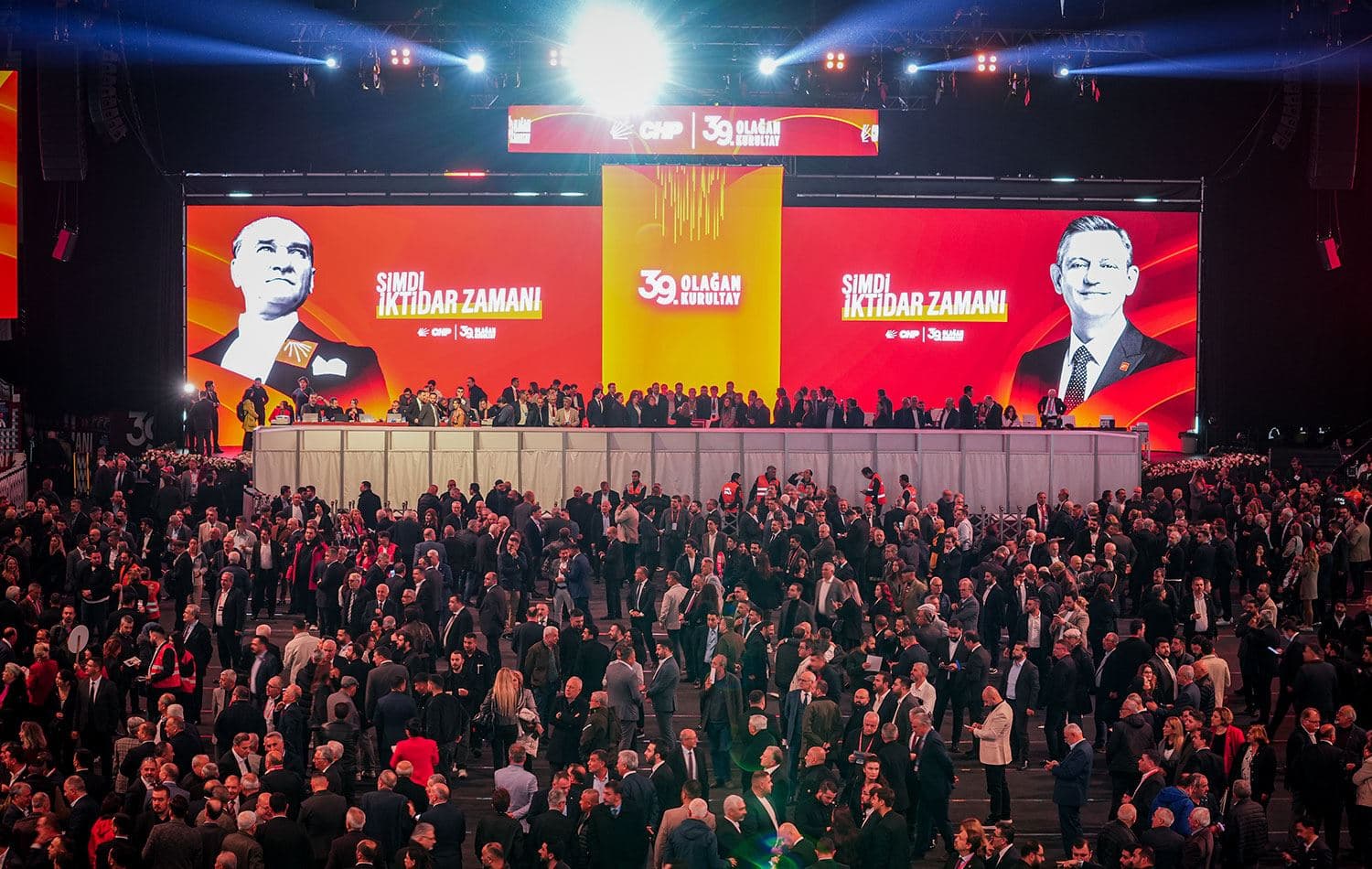 CHP 39. Olağan Kurultayı, üçüncü gün çalışmaları ile devam etti. / AA