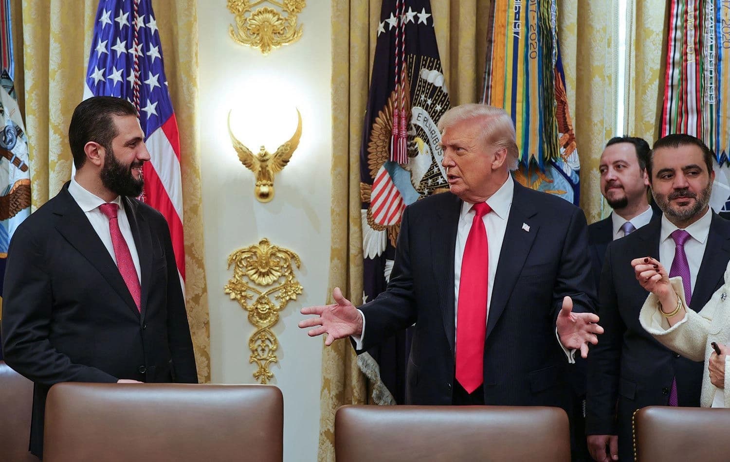Ahmed Şara ve Donald Trump